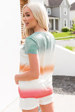 Load image into Gallery viewer, Double Take Tie-Dye V-Neck Short Sleeve Tee