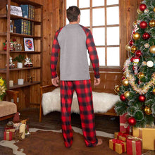 Load image into Gallery viewer, Raglan Sleeve Top and Plaid Pants Set