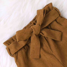 Load image into Gallery viewer, Knit Top and Tie Belt Pants Set