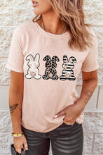 Load image into Gallery viewer, Easter Bunny Graphic Cuffed Tee Shirt