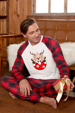 Load image into Gallery viewer, Graphic Top and Plaid Pants Set