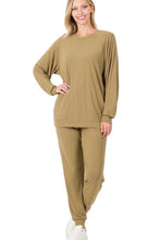 Load image into Gallery viewer, Zenana Raglan Sleeve Pullover & Jogger Pants Set