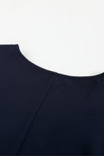 Load image into Gallery viewer, V Neck 3/4 Sleeve High Low Hem Shirt