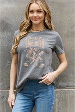 Load image into Gallery viewer, Simply Love Simply Love Full Size LIVE WILD ROAM FREE Graphic Cotton Tee