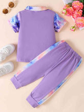 Load image into Gallery viewer, Short Sleeve Polo Shirt and Joggers Set