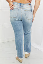 Load image into Gallery viewer, Judy Blue Natalie Full Size Distressed Straight Leg Jeans