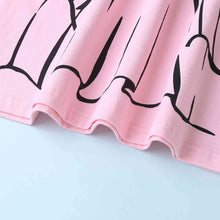Load image into Gallery viewer, Round Neck Printed Short Sleeve Mini Dress