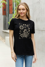 Load image into Gallery viewer, Simply Love Full Size Celestial Graphic Short Sleeve Cotton Tee