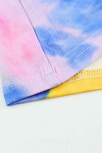 Load image into Gallery viewer, Girls Tie-Dye Twist Front Long Sleeve Top