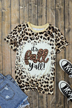 Load image into Gallery viewer, Round Neck Short Sleeve Printed IT'S FALL Y'ALL Graphic Tee