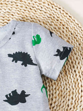 Load image into Gallery viewer, Dinosaur Print Round Neck Tee