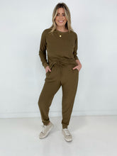 Load image into Gallery viewer, Zenana "Splendid" Reverse Soft French Terry Top & Jogger Set