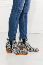 Load image into Gallery viewer, MMShoes Back At It Point Toe Bootie in Snakeskin