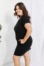 Load image into Gallery viewer, Zenana Chic in the City Full Size Rolled Short Sleeve Dress
