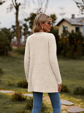 Load image into Gallery viewer, Ribbed Button-UP Cardigan with Pockets
