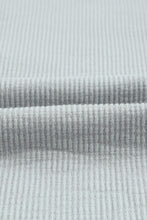 Load image into Gallery viewer, Crewneck Buttons Ribbed Knit Long Sleeve Top