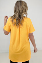 Load image into Gallery viewer, Zenana Melage Baby Waffle Short Sleeve Top