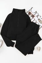 Load image into Gallery viewer, Half-Zip Sports Set with Pockets