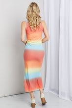 Load image into Gallery viewer, Zenana Gradient Sleeveless Slit Midi Dress