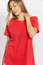 Load image into Gallery viewer, Zenana Full Size Right Away Mélange Mini Waffle Tee