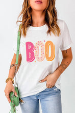 Load image into Gallery viewer, Halloween BOO Letter Graphic T-Shirt