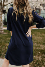 Load image into Gallery viewer, Ruffled Sleeve Shift Dress