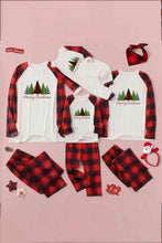 Load image into Gallery viewer, MERRY CHRISTMAS Graphic Top and Plaid Pants Set