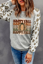 Load image into Gallery viewer, HAPPY FALL Graphic Round Neck Long Sleeve Sweatshirt