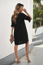 Load image into Gallery viewer, Ruffled Sleeve Shift Dress