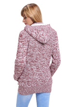 Load image into Gallery viewer, Long Sleeve Button-Up Hooded Cardigans
