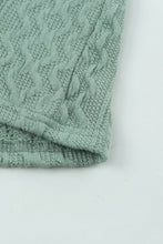 Load image into Gallery viewer, Solid Color Puffy Sleeve Textured Knit Top