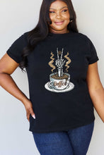 Load image into Gallery viewer, Simply Love Full Size COFFEE Graphic Cotton Tee