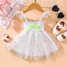 Load image into Gallery viewer, Embroidered Square Neck Smocked Dress