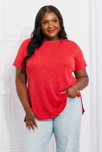 Load image into Gallery viewer, Zenana Full Size Right Away Mélange Mini Waffle Tee