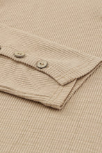 Load image into Gallery viewer, Crewneck Buttons Ribbed Knit Long Sleeve Top