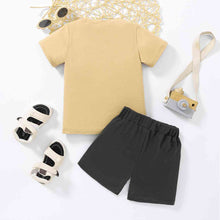 Load image into Gallery viewer, Kids IT WAS PAPA'S IDEA Graphic Tee and Shorts Set