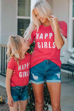 Load image into Gallery viewer, Girls Letter Graphic Short Sleeve T-Shirt