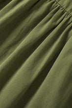 Load image into Gallery viewer, Green Snap Up Babydoll Shirt