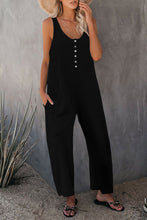 Load image into Gallery viewer, Pocketed Thermal Sleeveless Jumpsuit