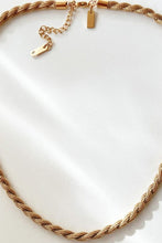 Load image into Gallery viewer, Twisted Stainless Steel Necklace
