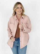 Load image into Gallery viewer, Easel "Tilly" Solid Cotton Twill Shacket