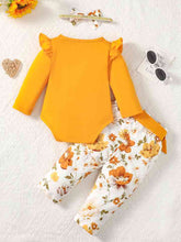 Load image into Gallery viewer, Slogan Graphic Bodysuit and Pants Set
