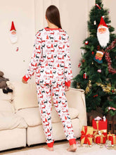 Load image into Gallery viewer, Full Size Reindeer Print Top and Pants Set
