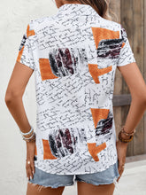 Load image into Gallery viewer, Printed Short Sleeve Collared Shirt