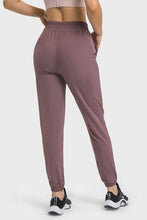 Load image into Gallery viewer, Elastic Waist Yoga Joggers with Pockets