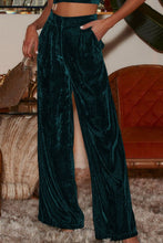 Load image into Gallery viewer, Double Take Loose Fit High Waist Long Pants with Pockets