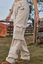 Load image into Gallery viewer, Loose Fit Long Jeans with Pockets