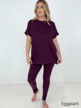 Load image into Gallery viewer, Zenana "Discover Comfort" Brushed DTY Microfiber Top & Legging Set