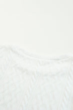 Load image into Gallery viewer, Solid Color Puffy Sleeve Textured Knit Top