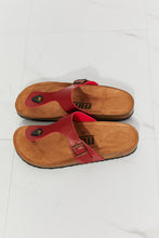 Load image into Gallery viewer, MMShoes Drift Away T-Strap Flip-Flop in Wine
